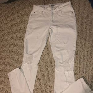 White jeans